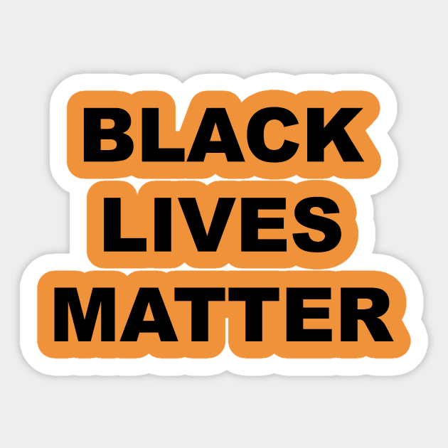 Black Lives Matter Sticker by Trans Action Lifestyle